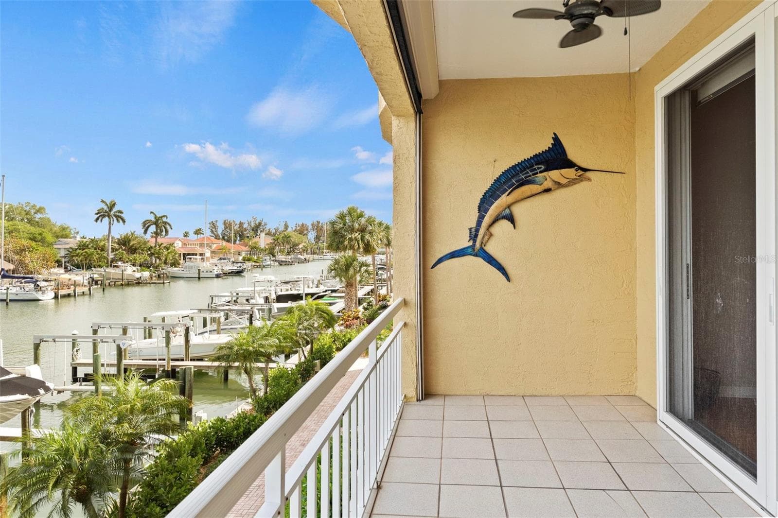 Private Porch from the Living Room - 1071 PINELLAS BAYWAY S, ST PETERSBURG
