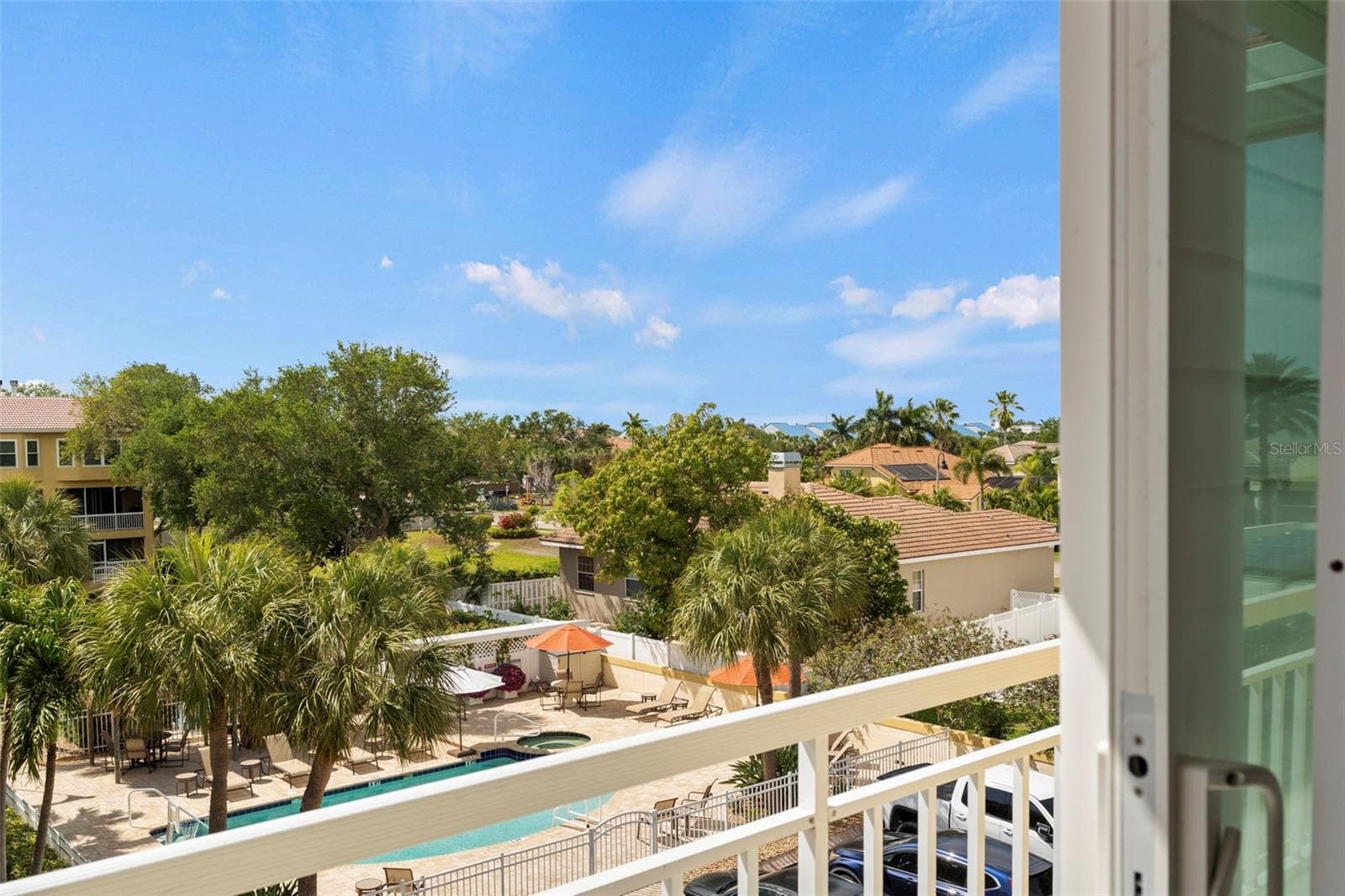 Pool View From Second Suite Balcony - 1071 PINELLAS BAYWAY S, ST PETERSBURG