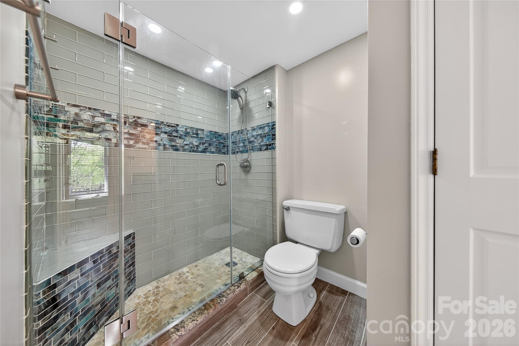 Custom Glass Enclosed Tile Shower - Tega Cay