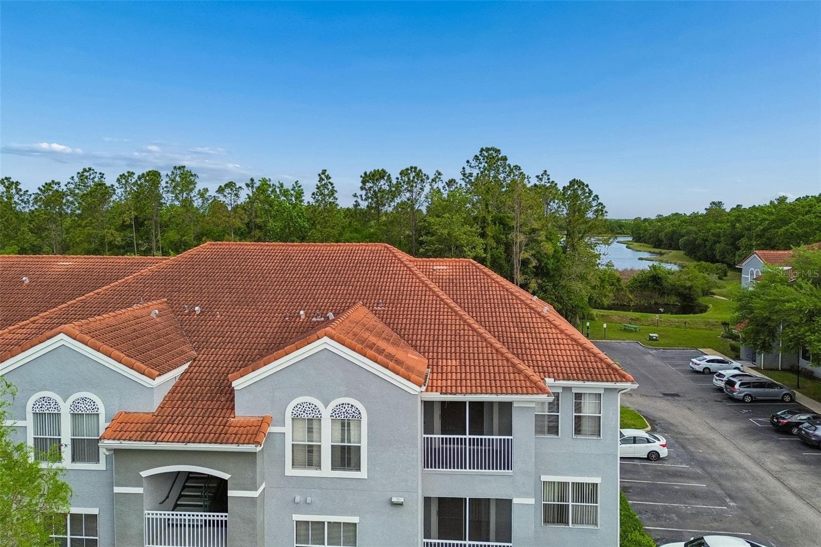 Aerial View of Unit Exterior - 18001 RICHMOND PLACE DR #1030, TAMPA