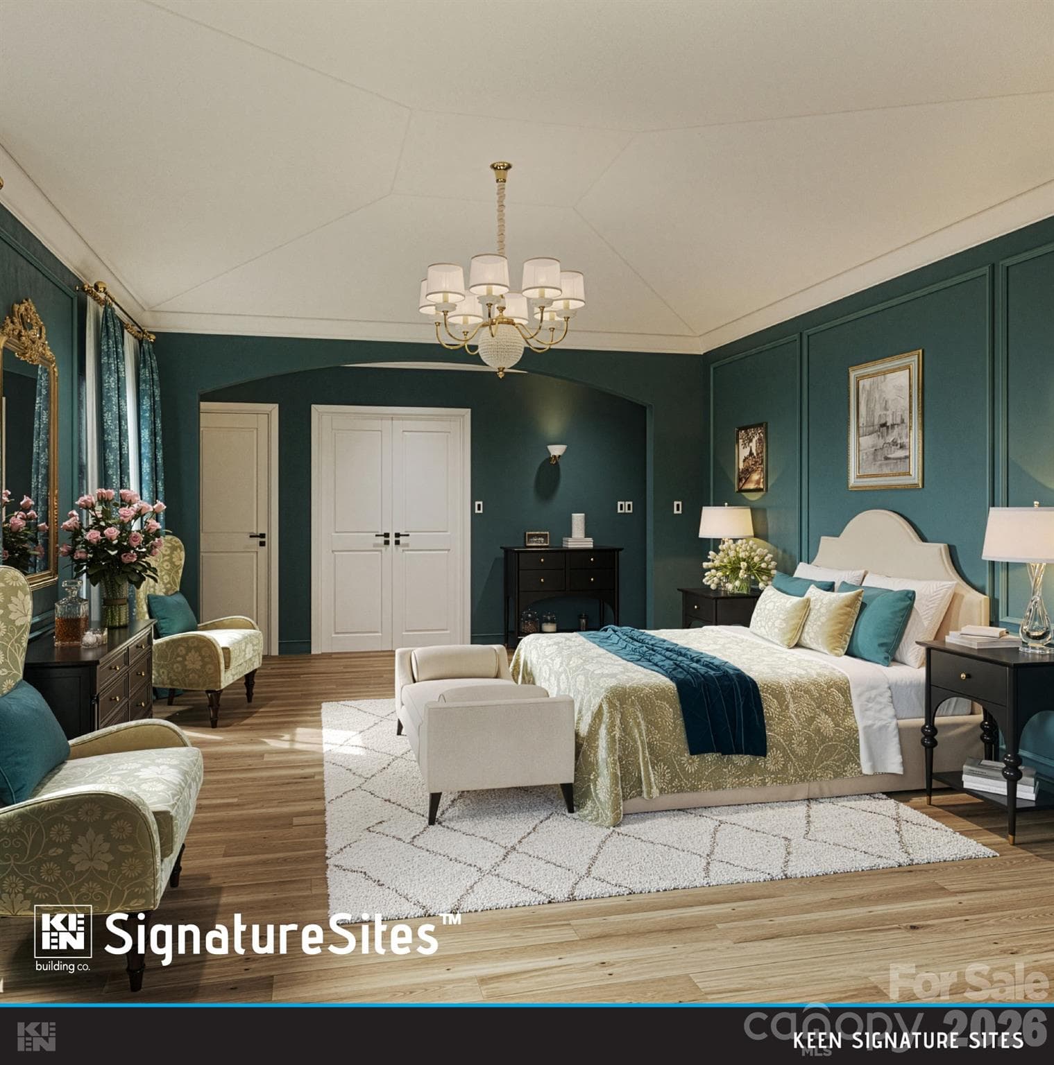 Bedroom rendering - Charlotte