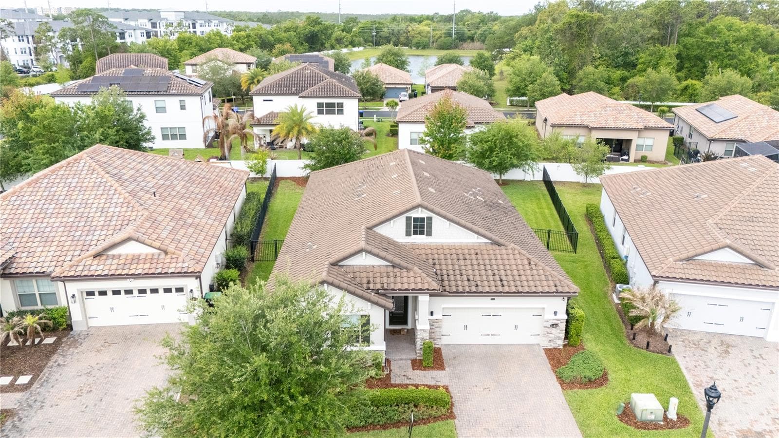 Aerial View of Front - 11209 LEMON LAKE BLVD, ORLANDO
