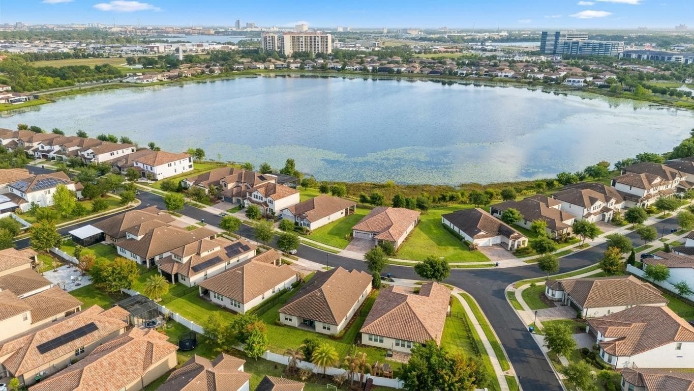 Aerial View to Lake Ruby - 11209 LEMON LAKE BLVD, ORLANDO