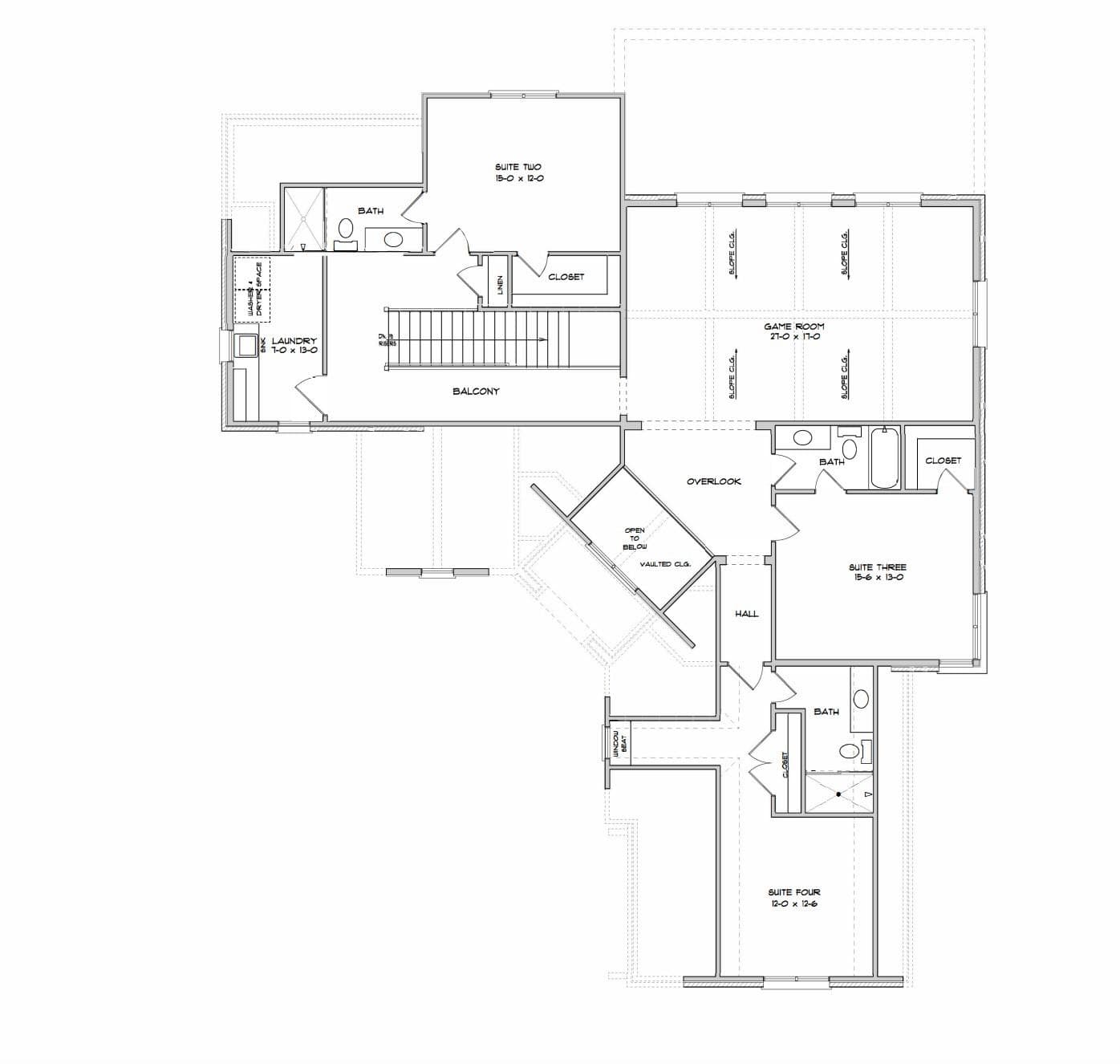 2nd floor floorplan - 1226 Royal Prince Court, Charlotte