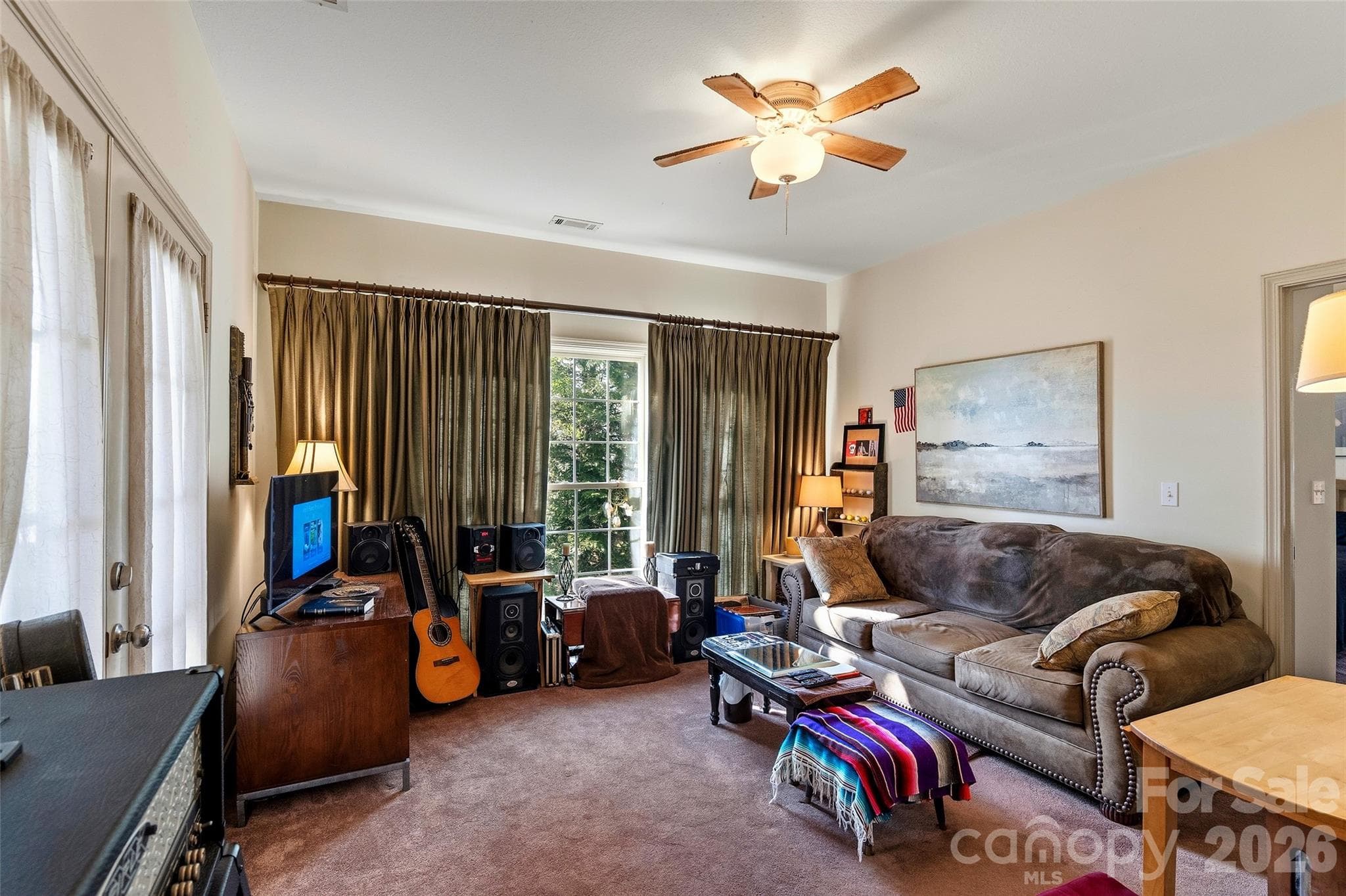 Main Level Apartment Living Room - Brevard