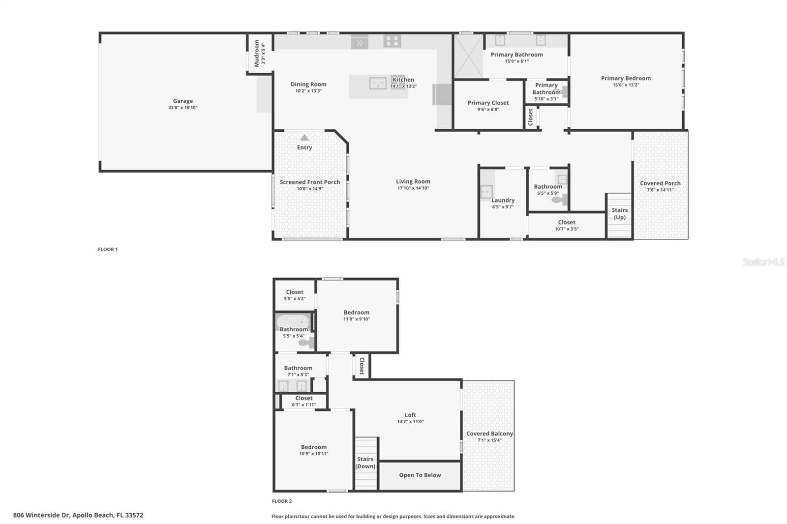 Single Family Residence at 806 WINTERSIDE DR, APOLLO BEACH, photo 55 of 57