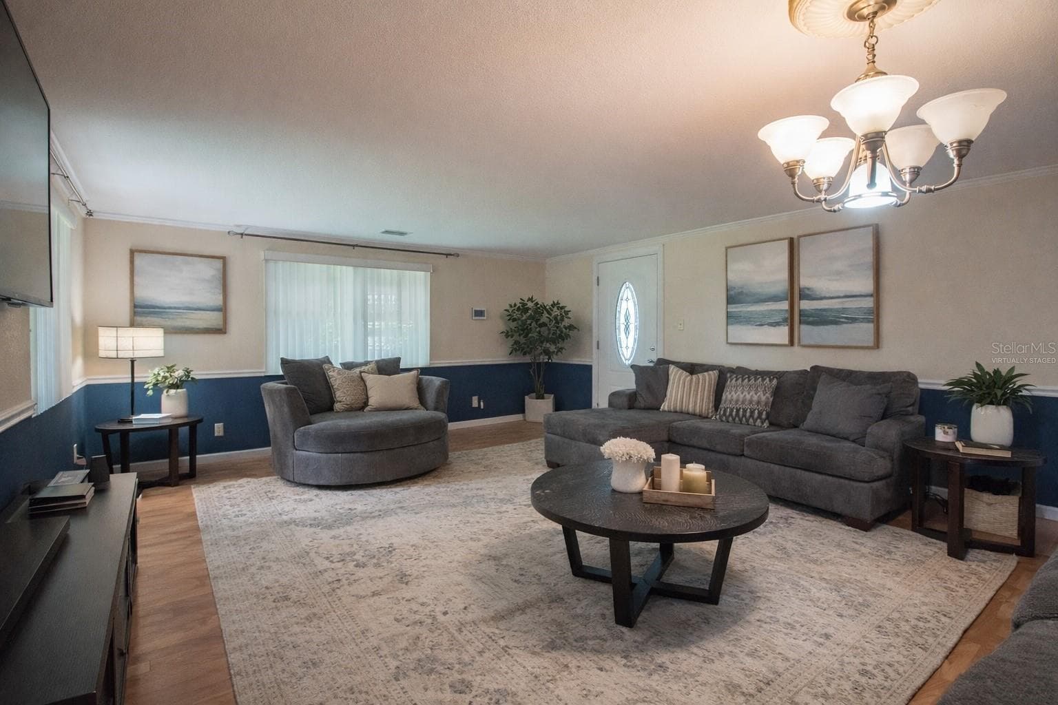 Family Room"virtually staged" - 7893 S US HIGHWAY 441, LAKE CITY