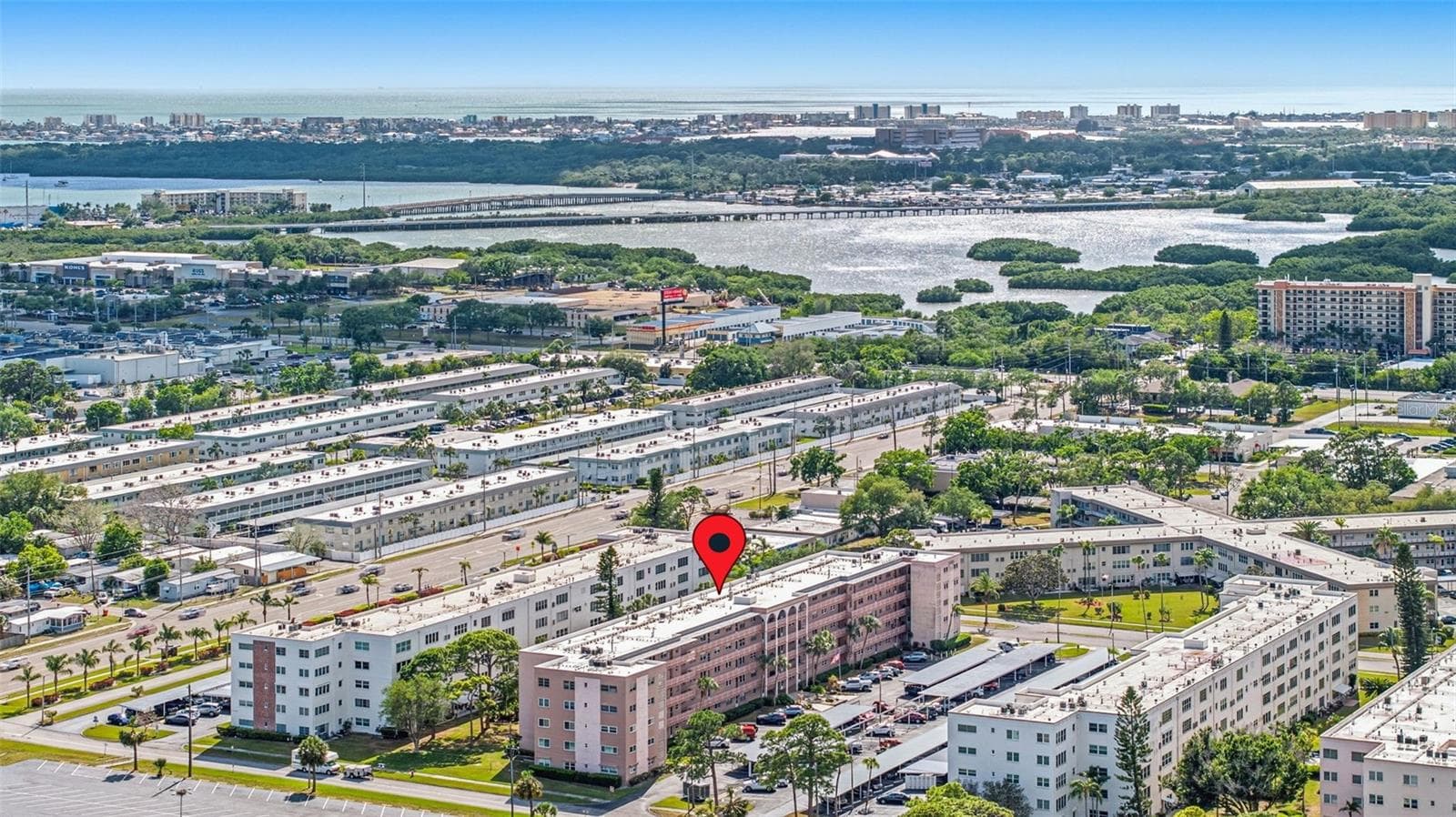 Aerial showing proximity to surrounding area - 5521 80TH ST N #212, ST PETERSBURG