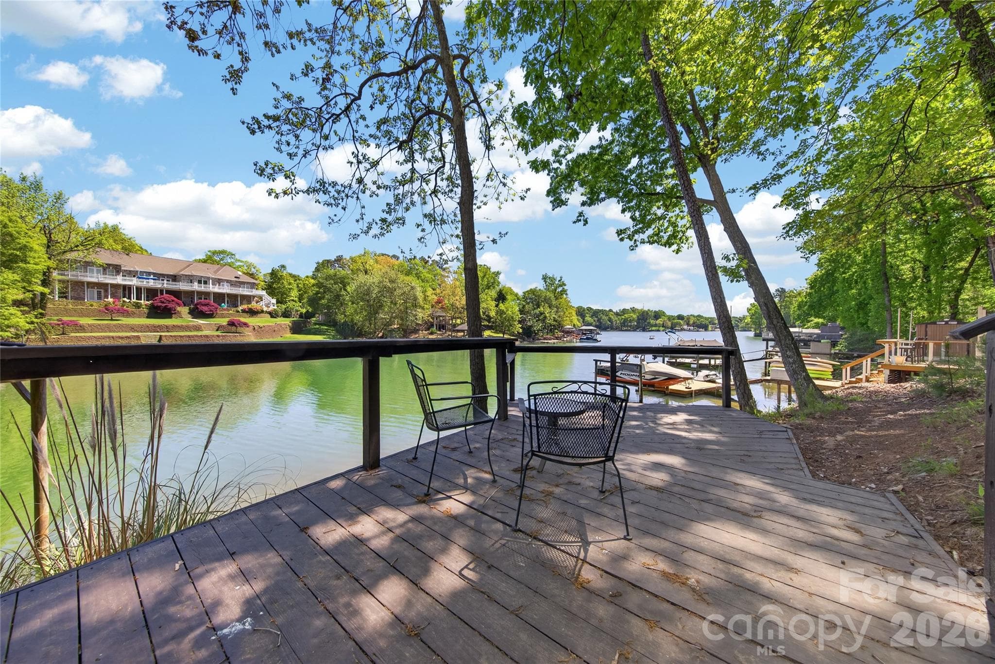 Terraced Deck Overlooking the Water - Tega Cay