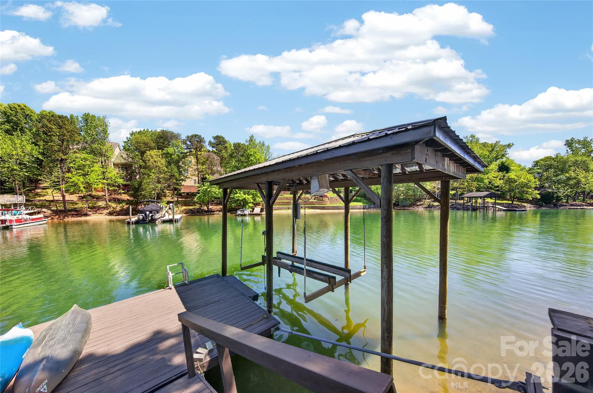 Covered Stationary Dock - Tega Cay