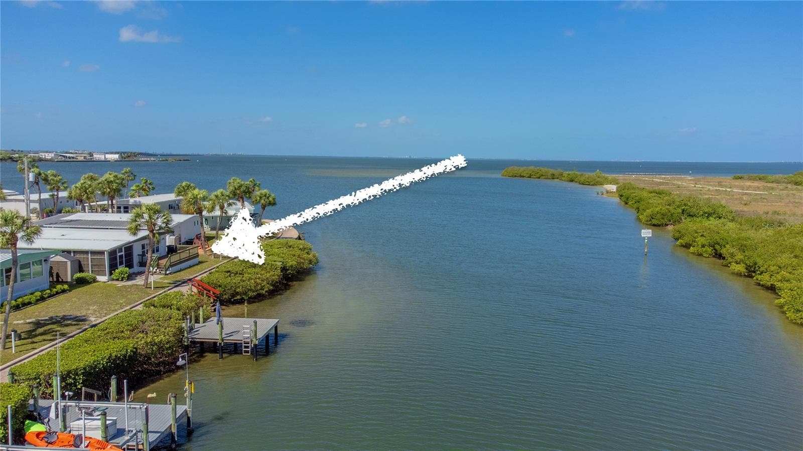 Aerial view. - 4851 W GANDY BLVD #23C, TAMPA