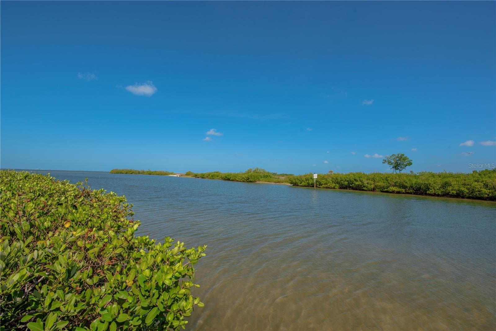 View of canal behind the home. - 4851 W GANDY BLVD #23C, TAMPA