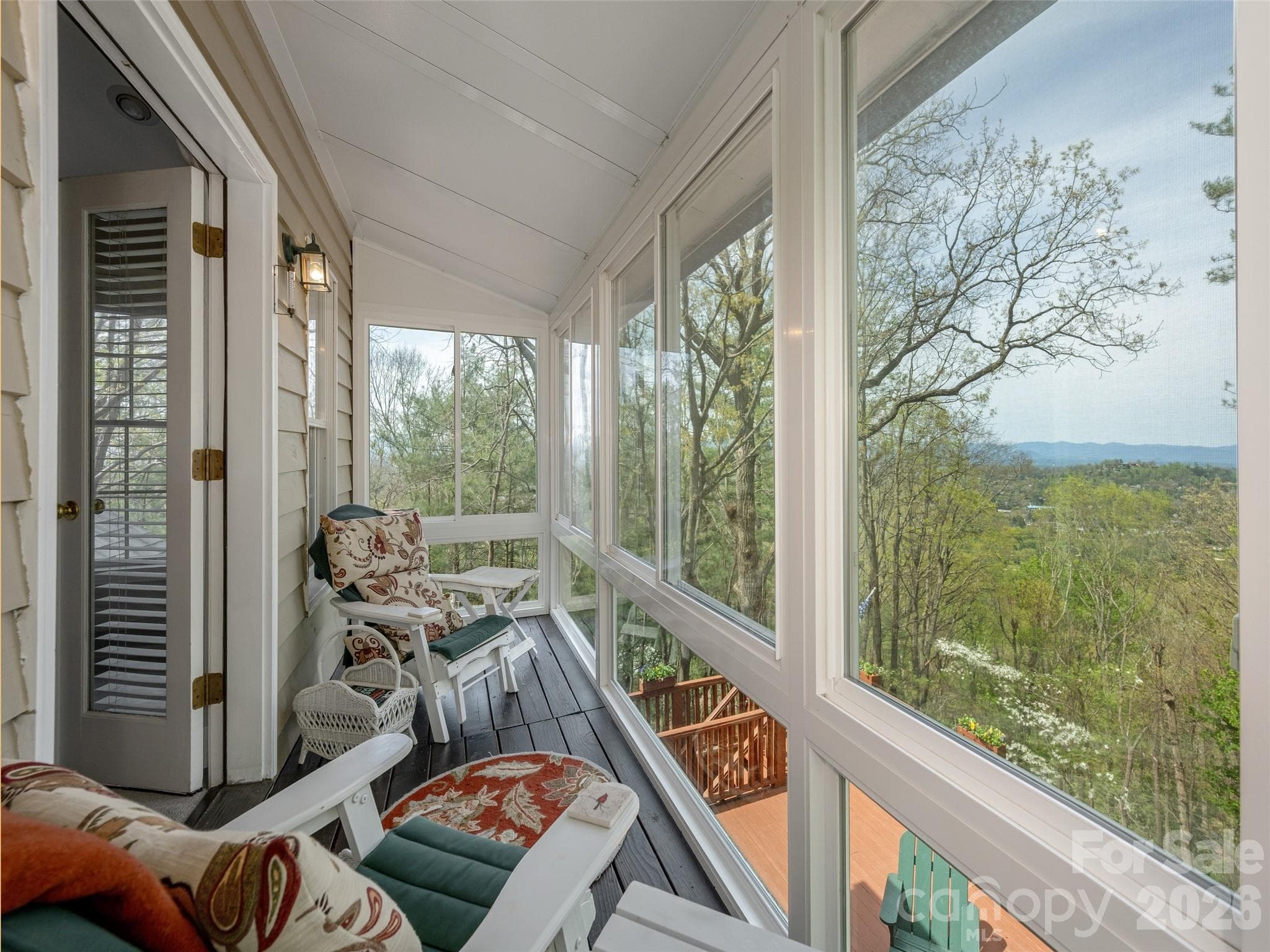 Sunroom off the Primary Bedroom - 403 Cherokee Road, Asheville