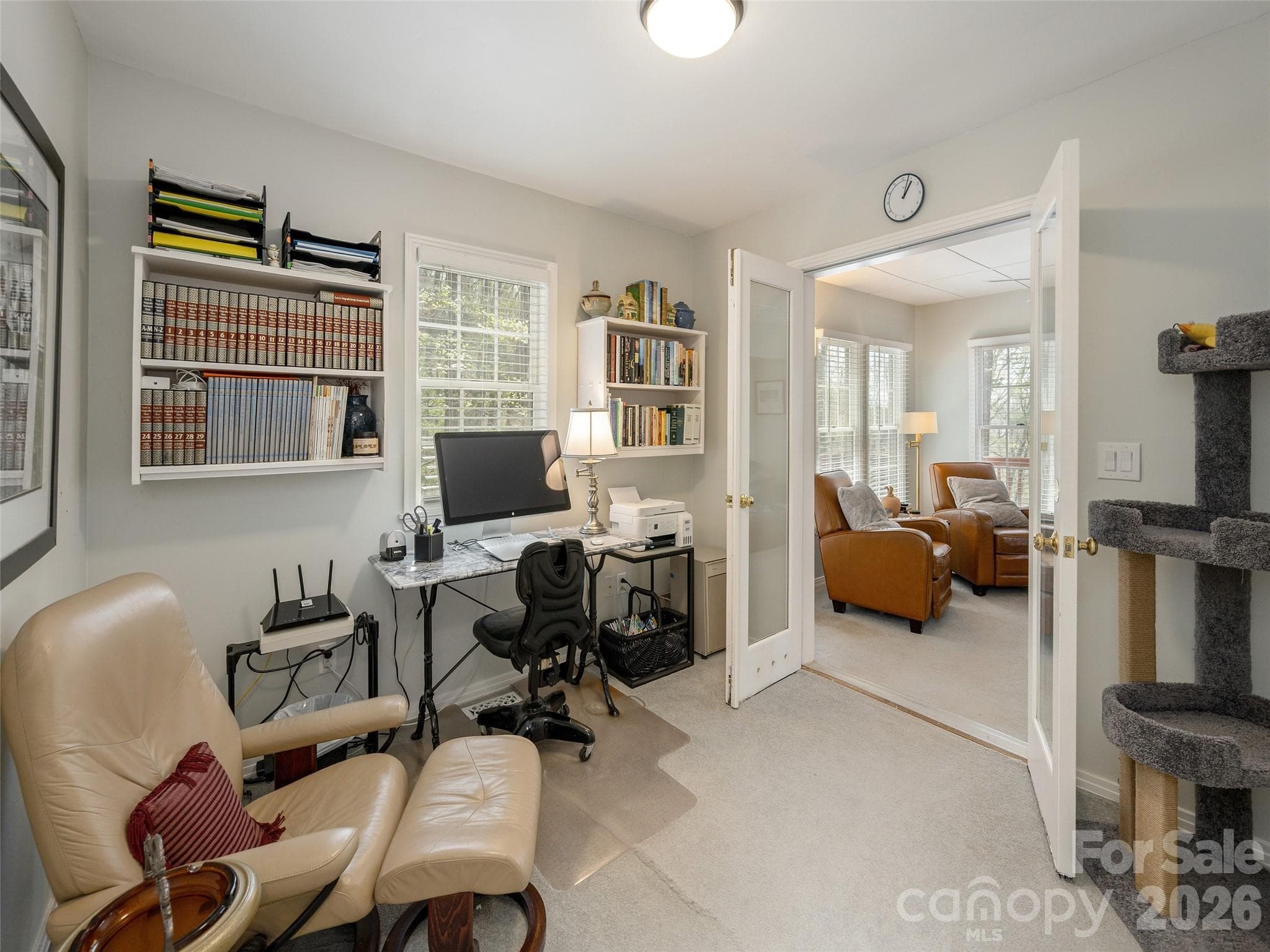 2nd Bedroom Currently Used as Office - 403 Cherokee Road, Asheville