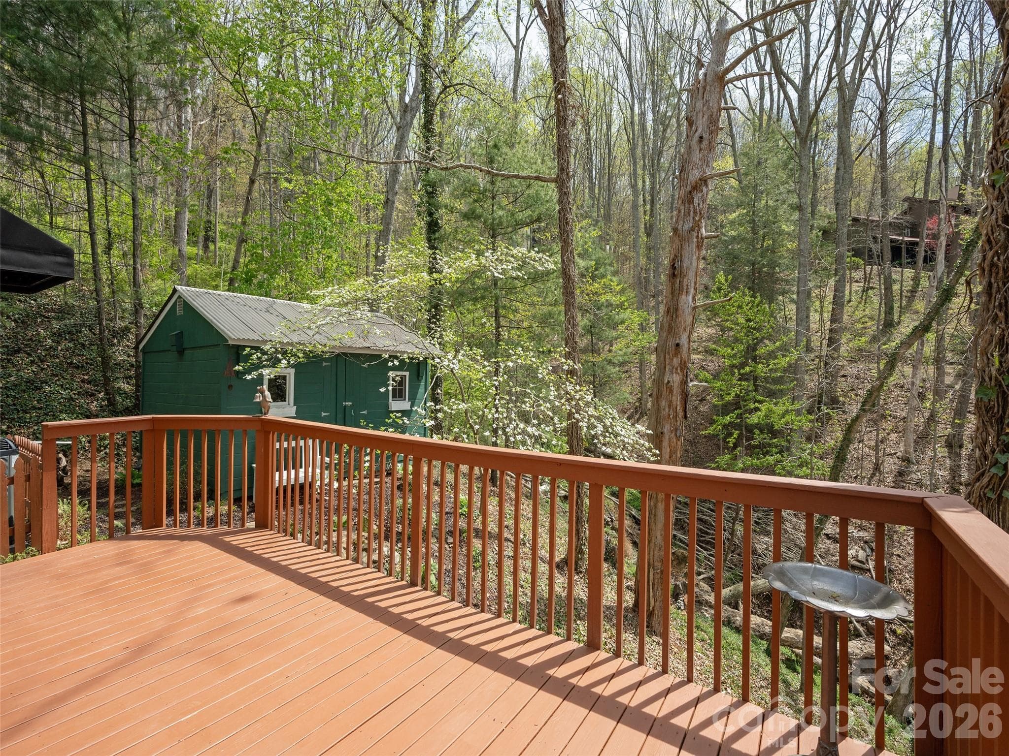 Access to the Workshop from the Lower Deck - 403 Cherokee Road, Asheville