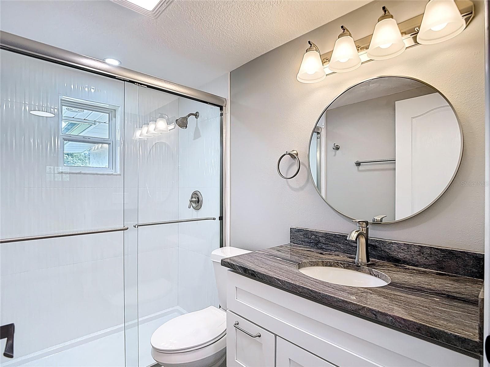 Glass Shower Door and Solid Stone countertop! - 14306 GUAVA STREET, HUDSON