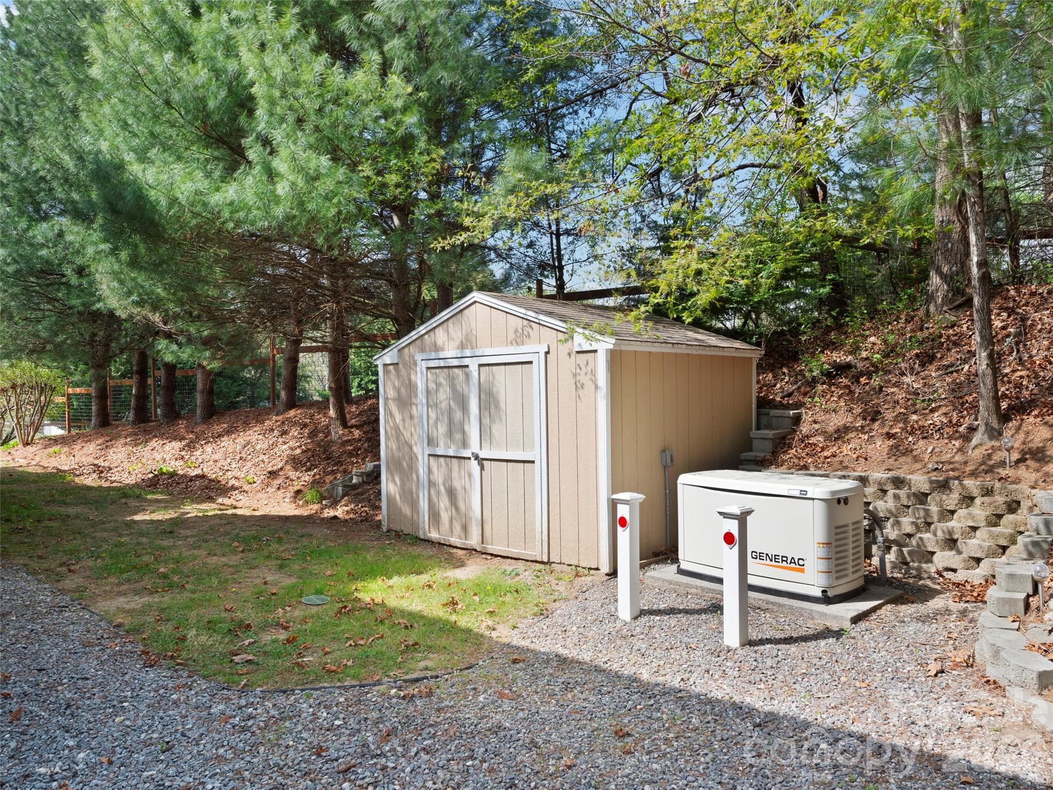 Outdoor Storage and Natural Gas Generator - 21 Old Applewood Lane, Hendersonville