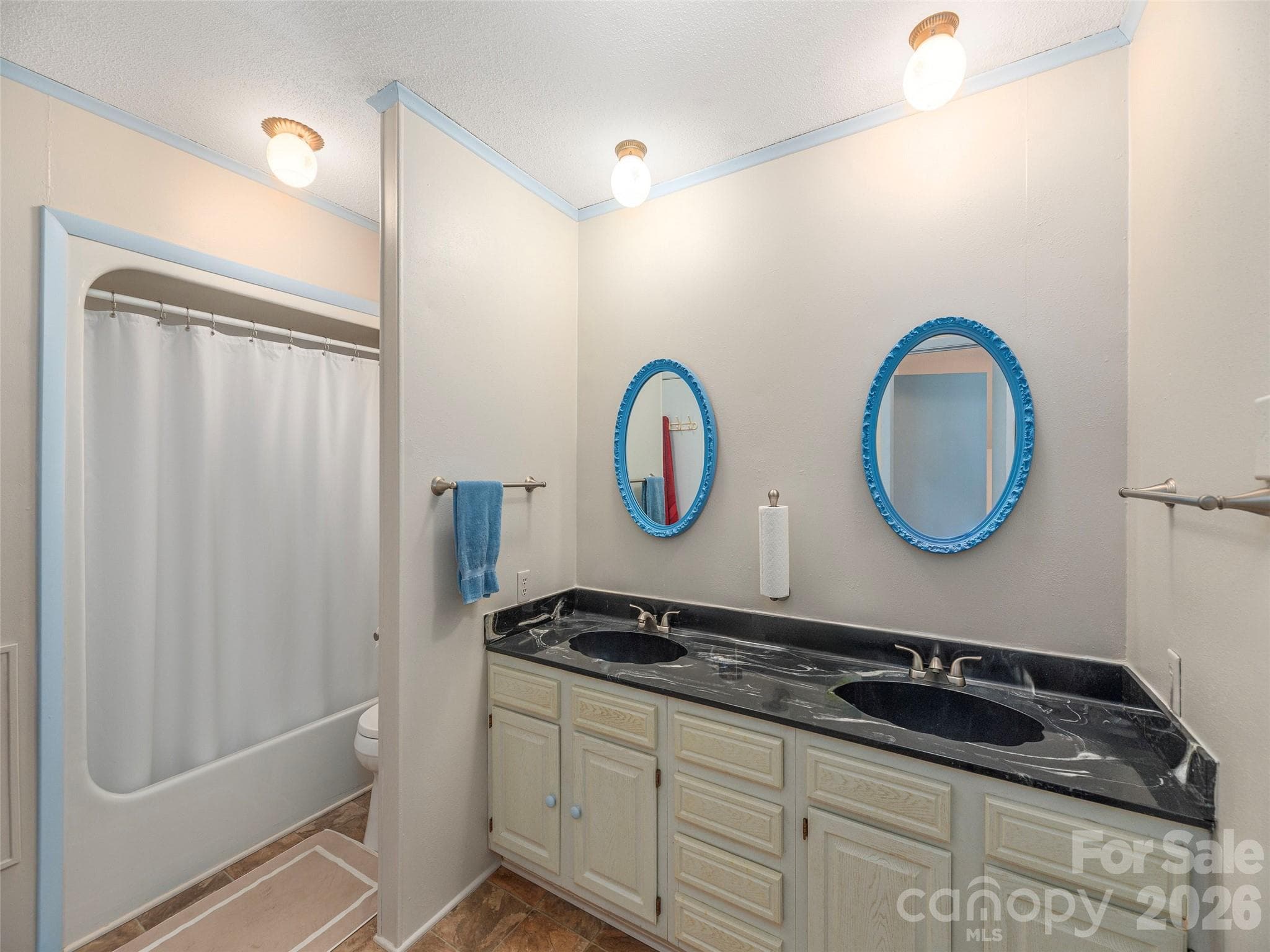 Jack and Jill Upstairs Bath with double sinks. - 444 Martin Branch Road, Leicester