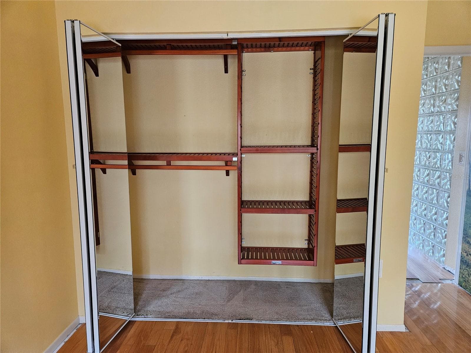 3rd BR with custom wood closet organizer - 1795 BAYHILL DR, OLDSMAR