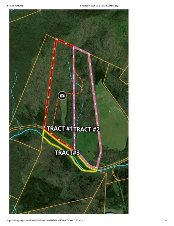 Three divisions of tract - 00 Cane Creek Mountain Road, Bostic