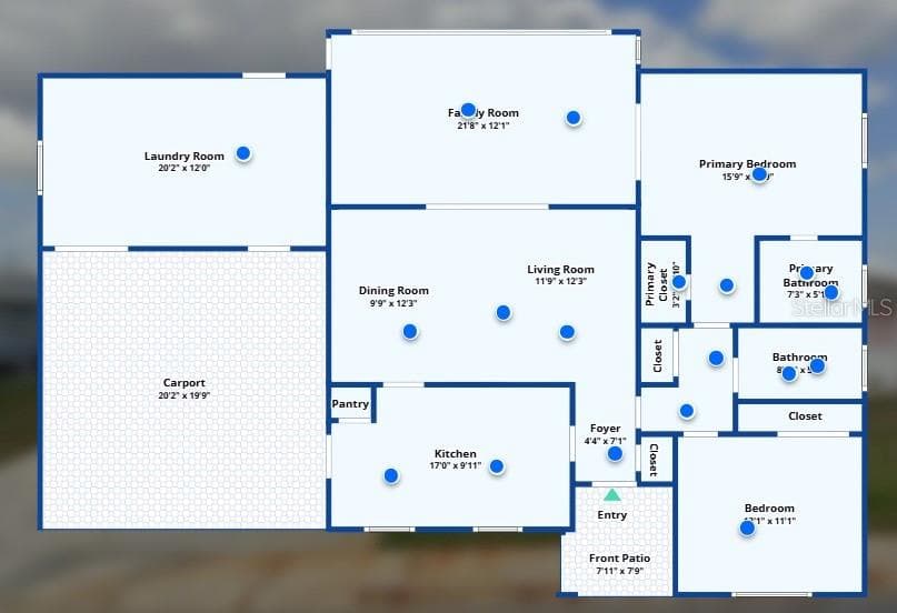 Floor Plan - 809 OAKMONT AVE, SUN CITY CENTER