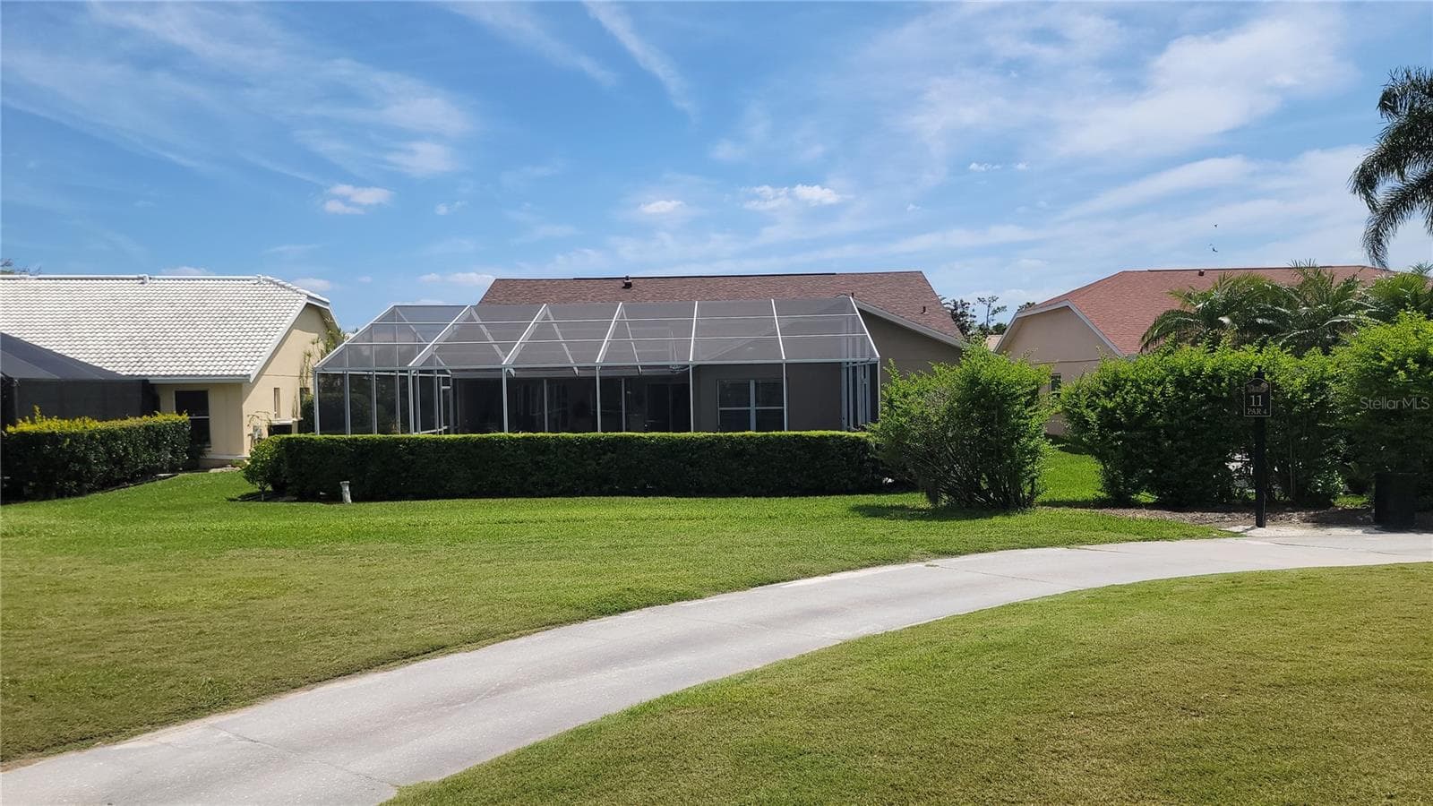 View from 11th tee and cart path - 7015 PLEASANT HILL RD, BRADENTON