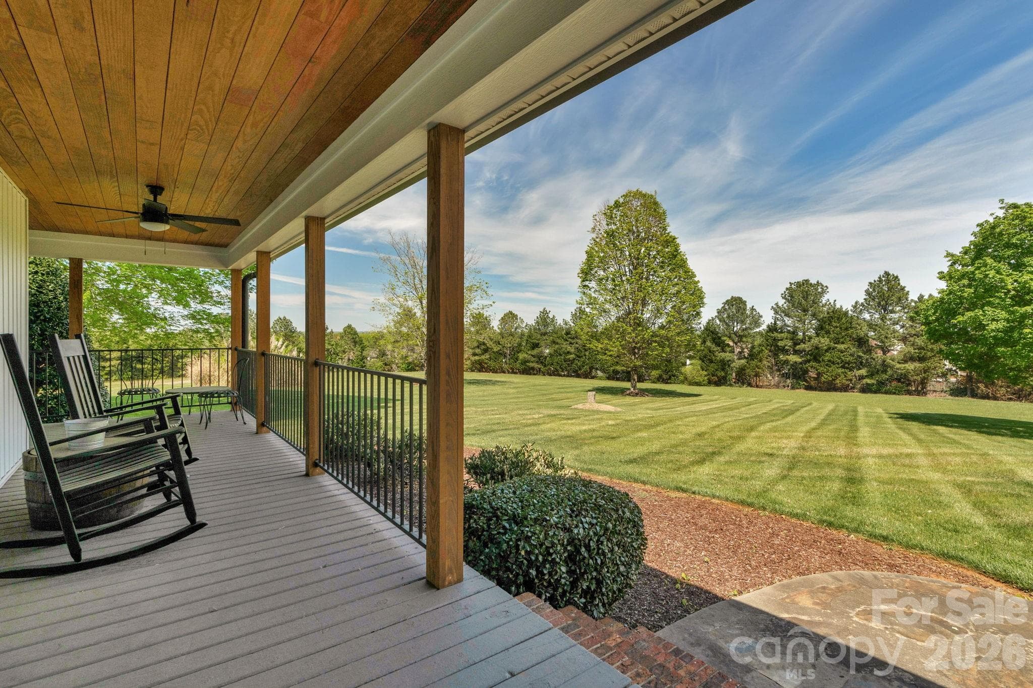 Front porch view - 8698 Rocky River Road, Harrisburg