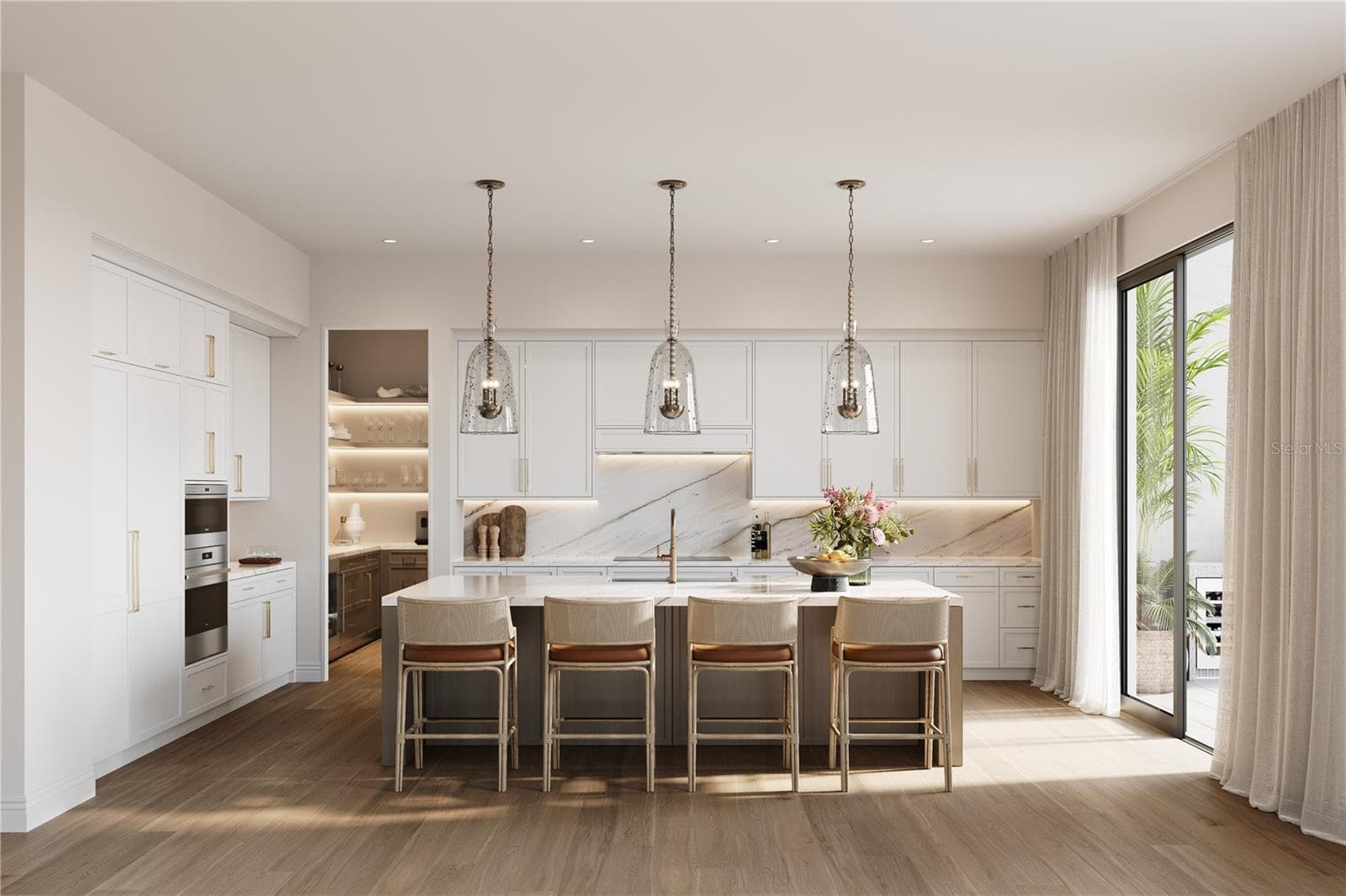 All kitchens come with Sub Zero, Cove and Wolf appliances with a scullery. Renderings and plans are conceptual and provided for illustrative purposes only, with final design, materials, and specifications subject to change without notice. - 65 S PALM AVE #1001, SARASOTA