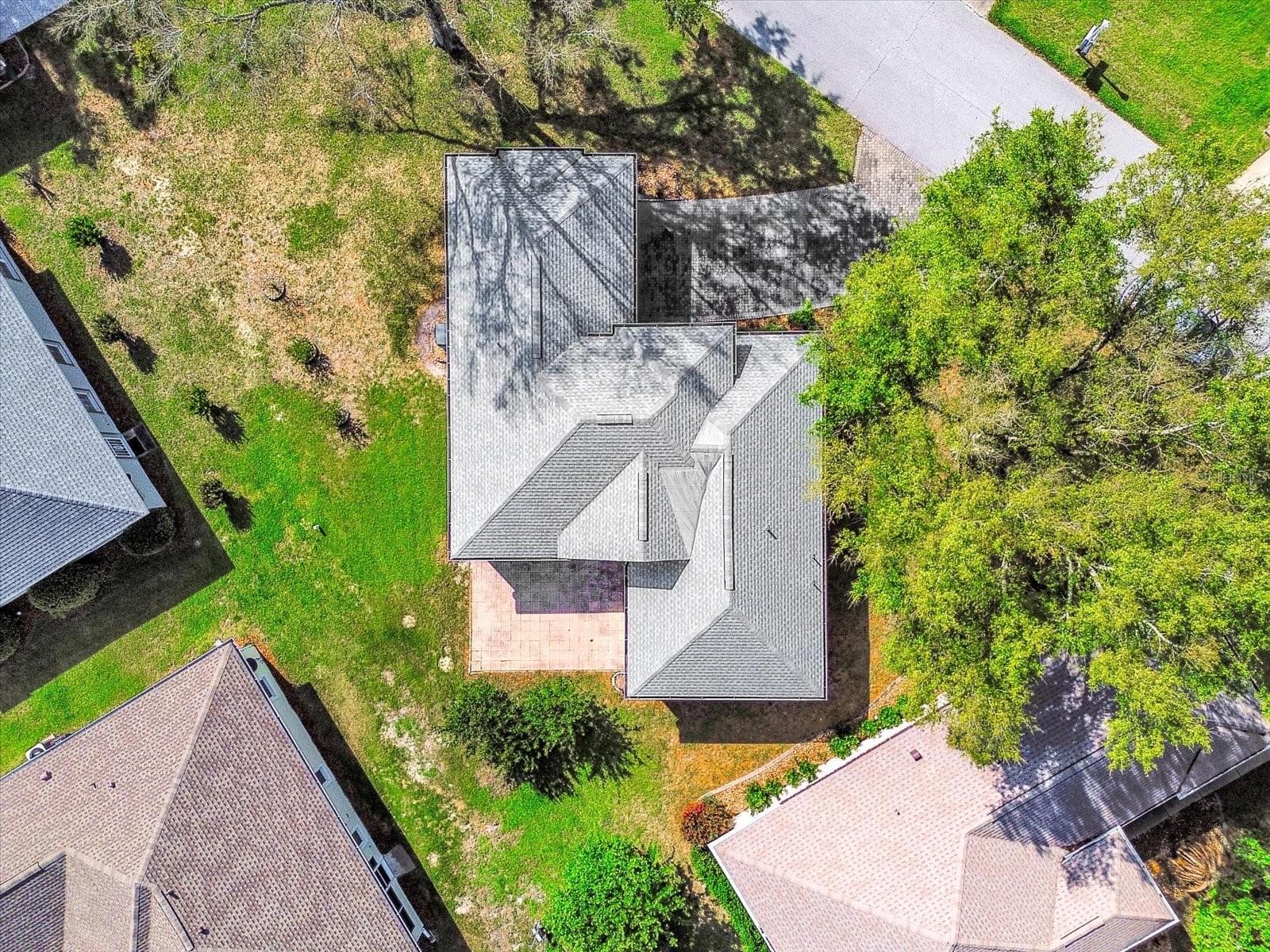 Large brick patio - private yard - 6359 SW 117TH LOOP, OCALA