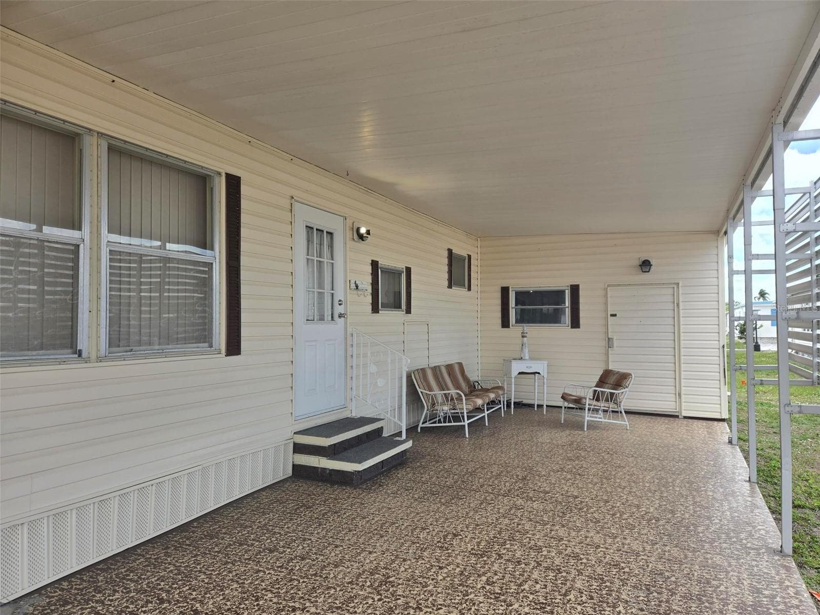 Entrance to Kitchen Area and shed - 3226 SWEET GUM TER, SARASOTA