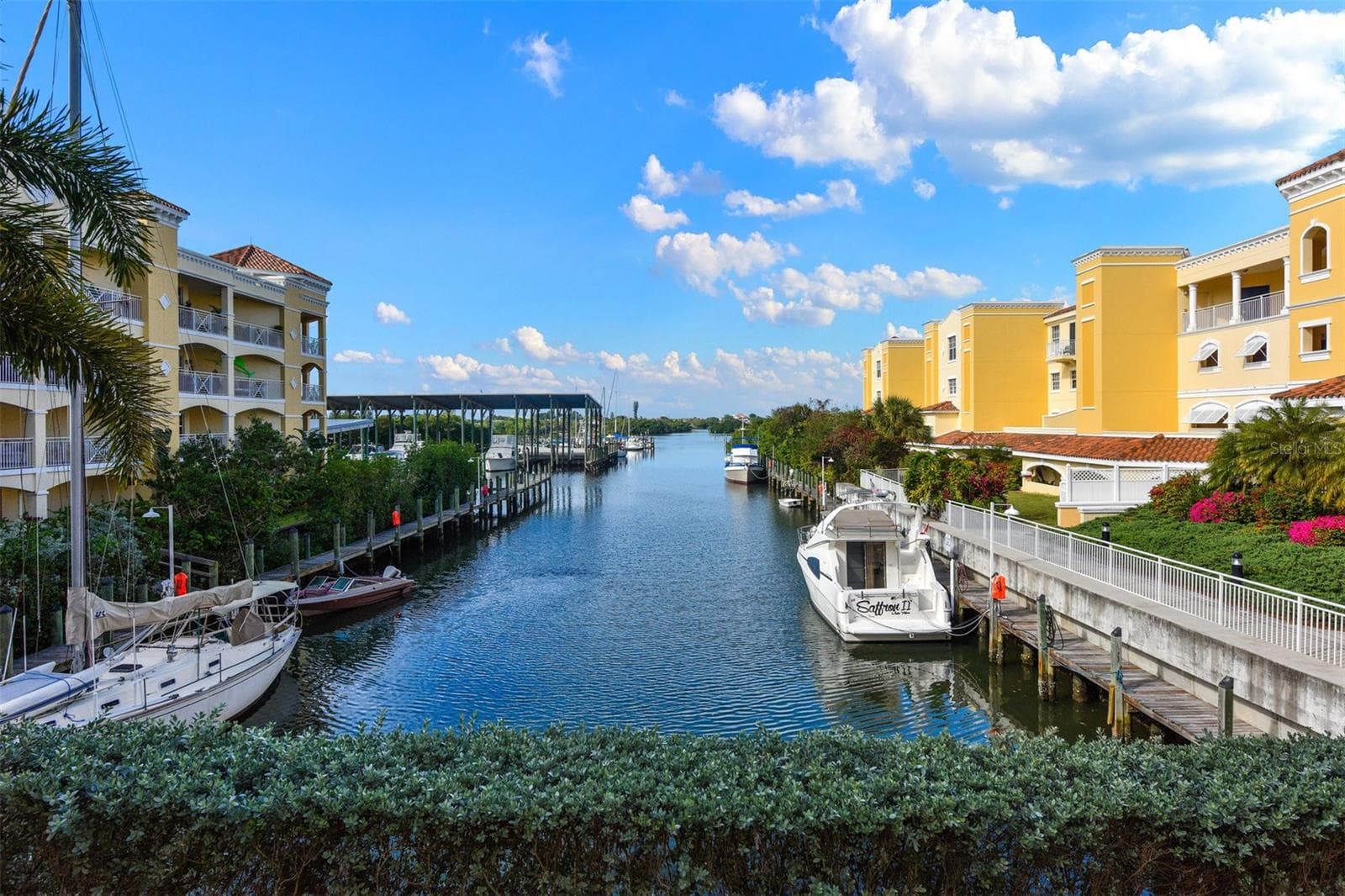 Canal and Docks During Day Time - 14041 BELLAGIO WAY #214, OSPREY