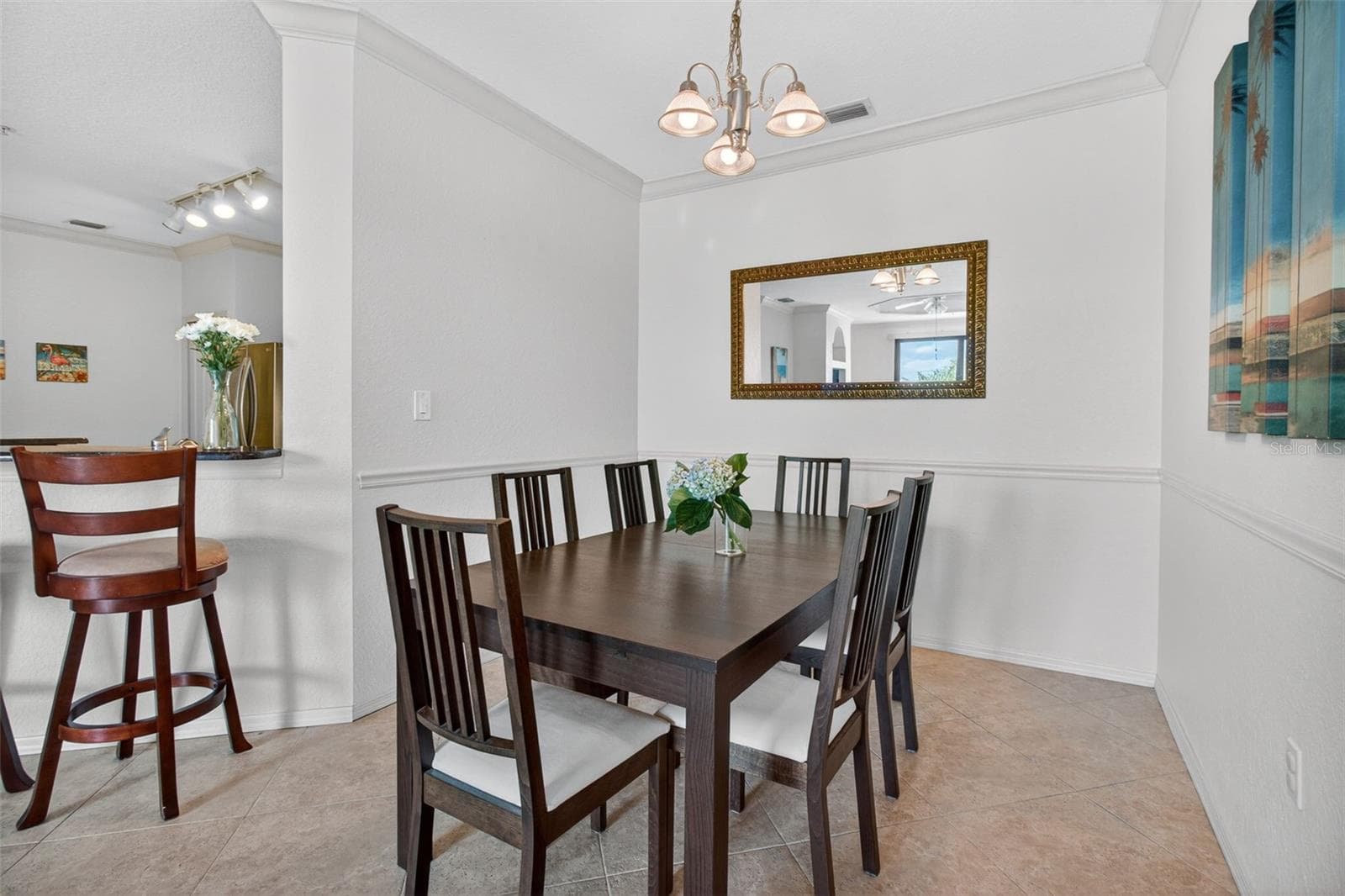 Dining Room Open to Kitchen - 2730 VIA TIVOLI #335A, CLEARWATER