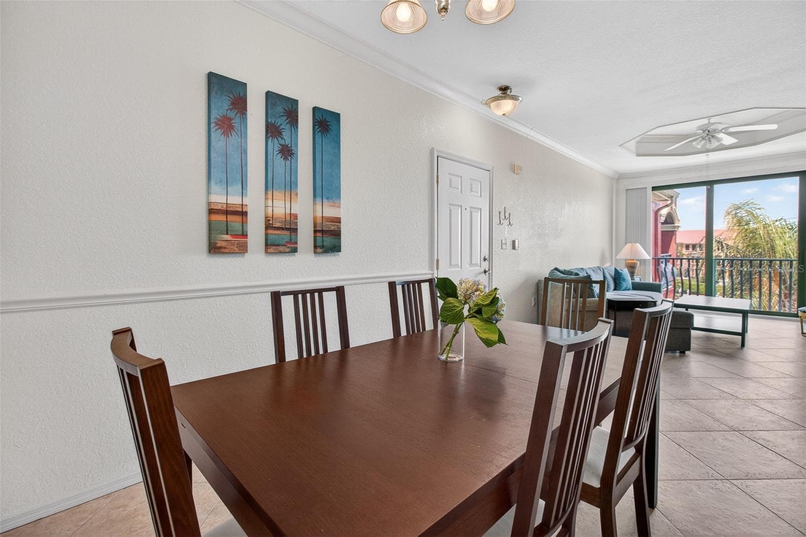 Dining Room Open to Living Room - 2730 VIA TIVOLI #335A, CLEARWATER