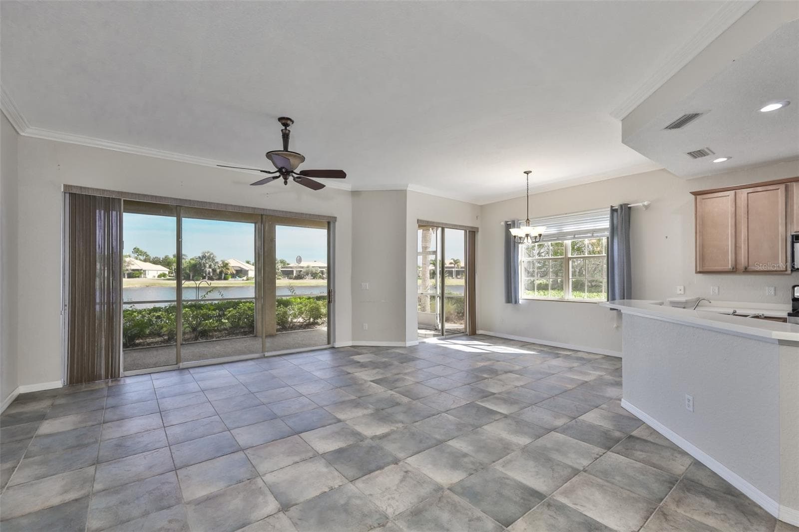 Water view from your easy chair - 1324 EMERALD DUNES DR, SUN CITY CENTER