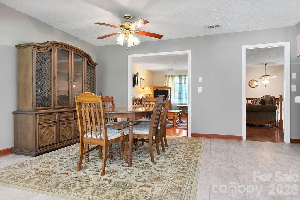 Dining Area - 1482 Island Ford Road, Brevard