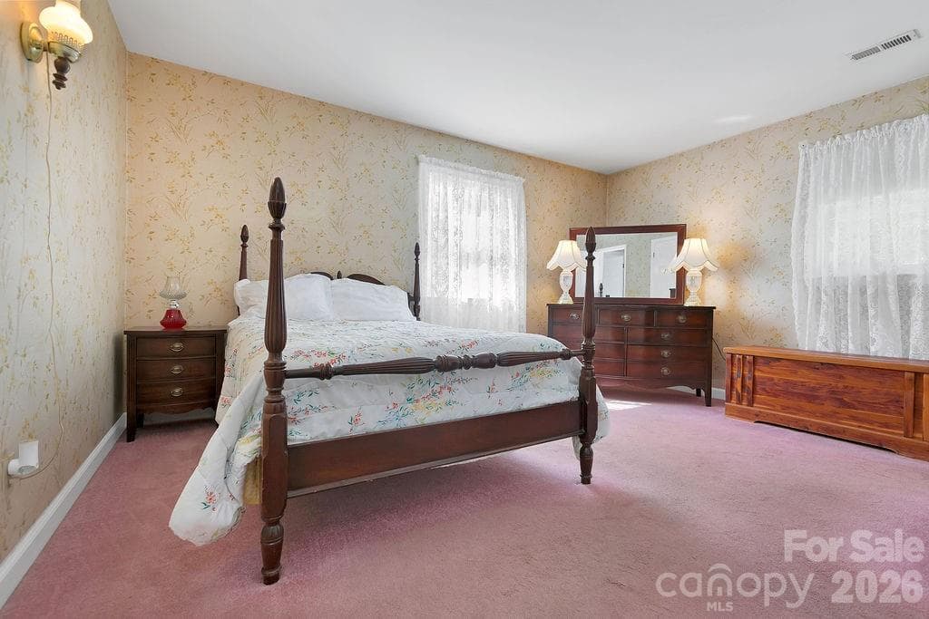 Primary Bedroom - 1482 Island Ford Road, Brevard