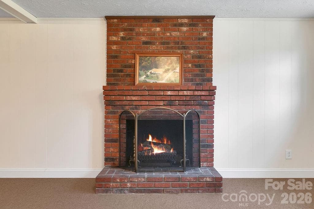 Beautiful Fireplace - 1482 Island Ford Road, Brevard
