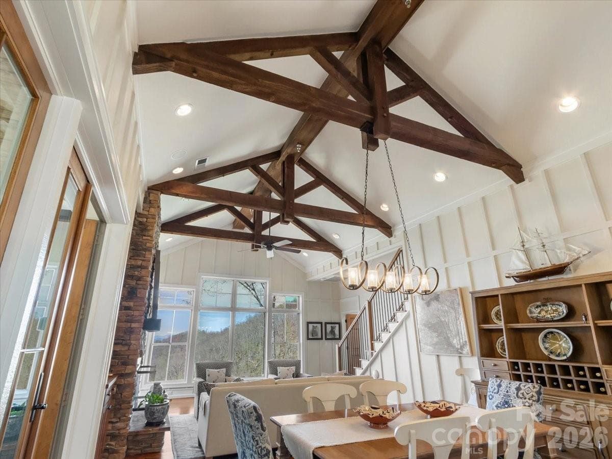 EXPOSED BEAMS; RECESSED LIGHTING AND WIRED SURROUND SOUND - Burnsville