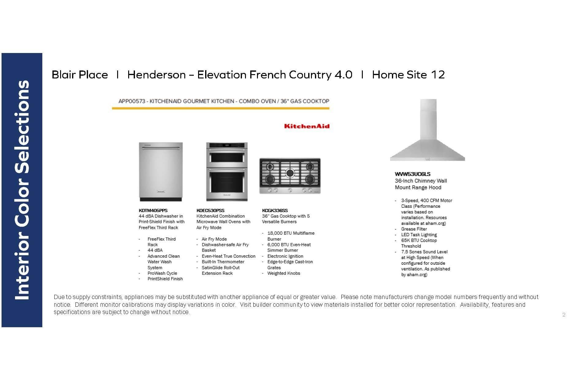 Appliance Package - Monroe
