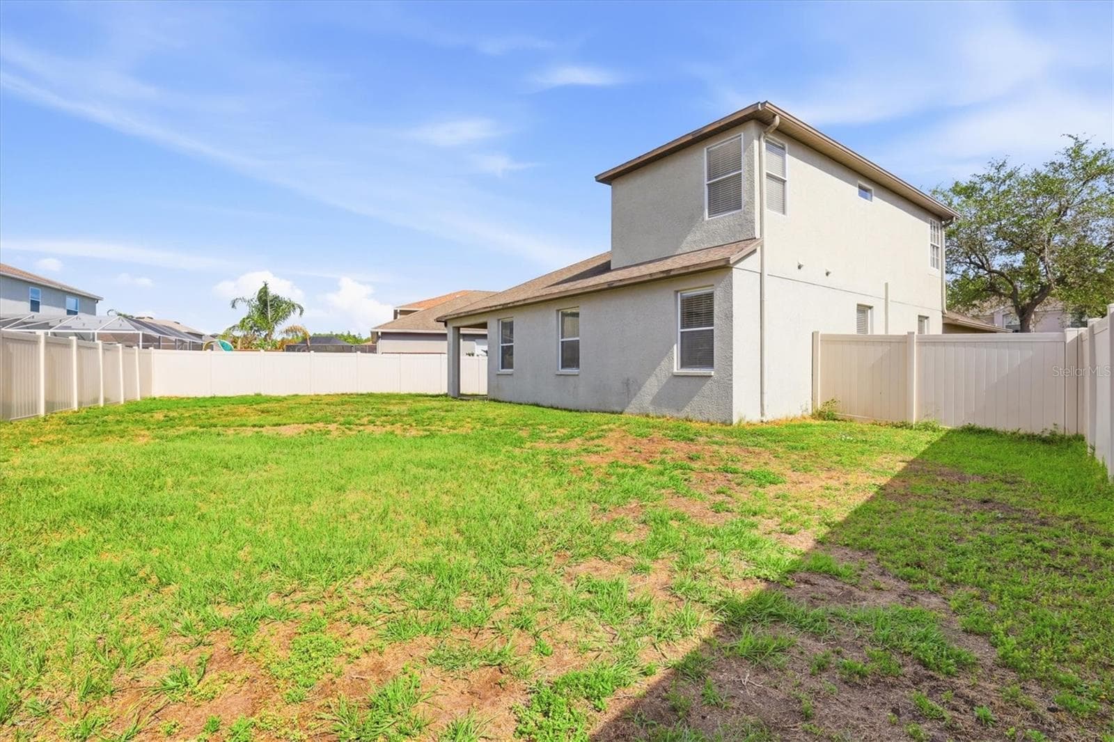 Large Pool-sized Backyard - 3036 GIANNA WAY, LAND O LAKES