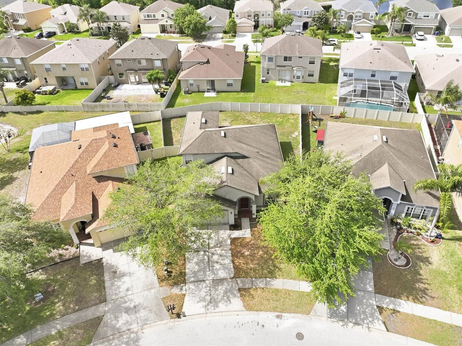 Aerial Front - 3036 GIANNA WAY, LAND O LAKES