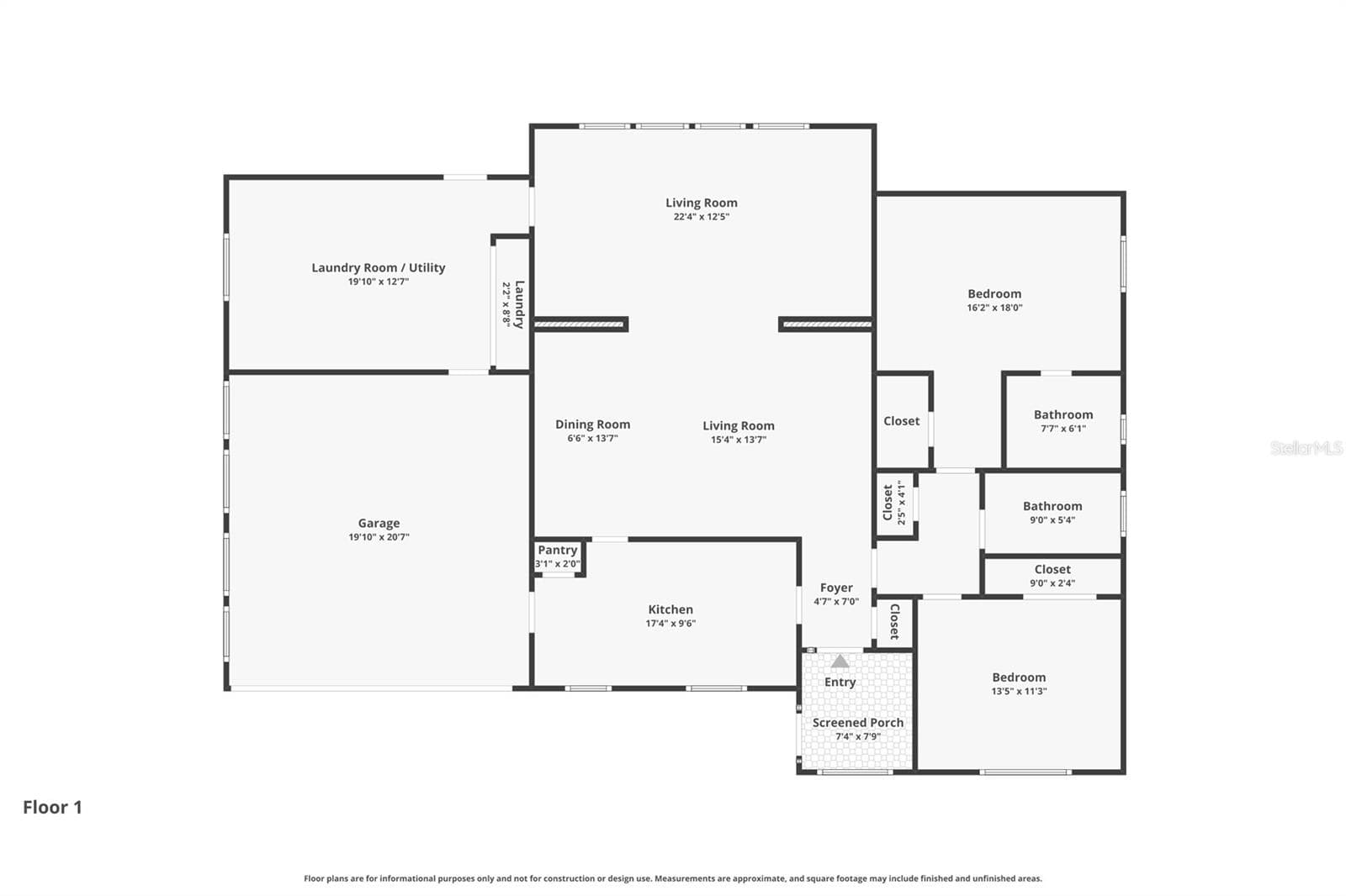 DW-52 Floor Plan - 1525 ALLEGHENY DR, SUN CITY CENTER