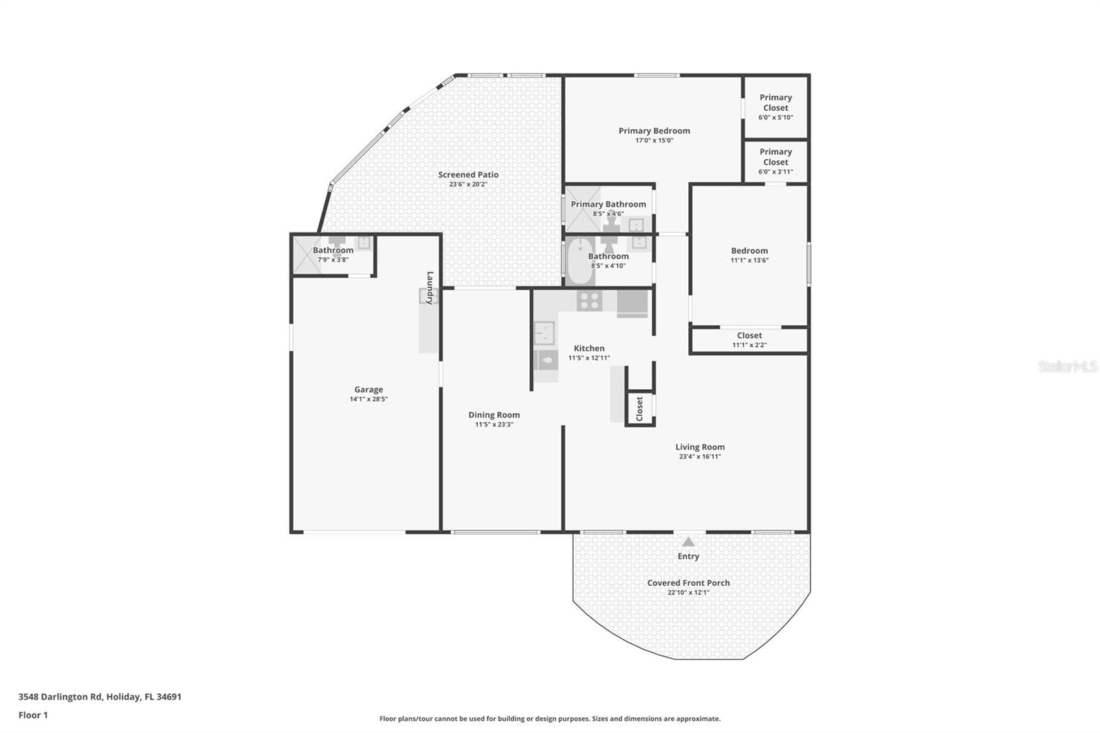 Floorplan - 3548 DARLINGTON RD, HOLIDAY
