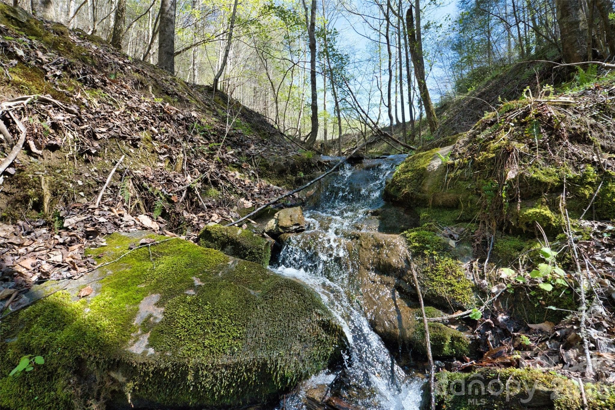 Waterfall below the pond - Green Mountain