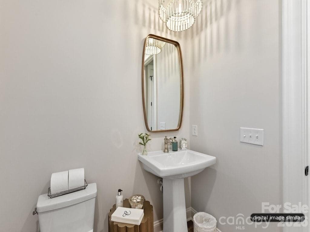 Downstairs Powder Bath - 3137 Country Club Drive, Charlotte
