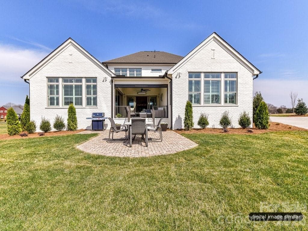 Backyard Elevation - 3137 Country Club Drive, Charlotte