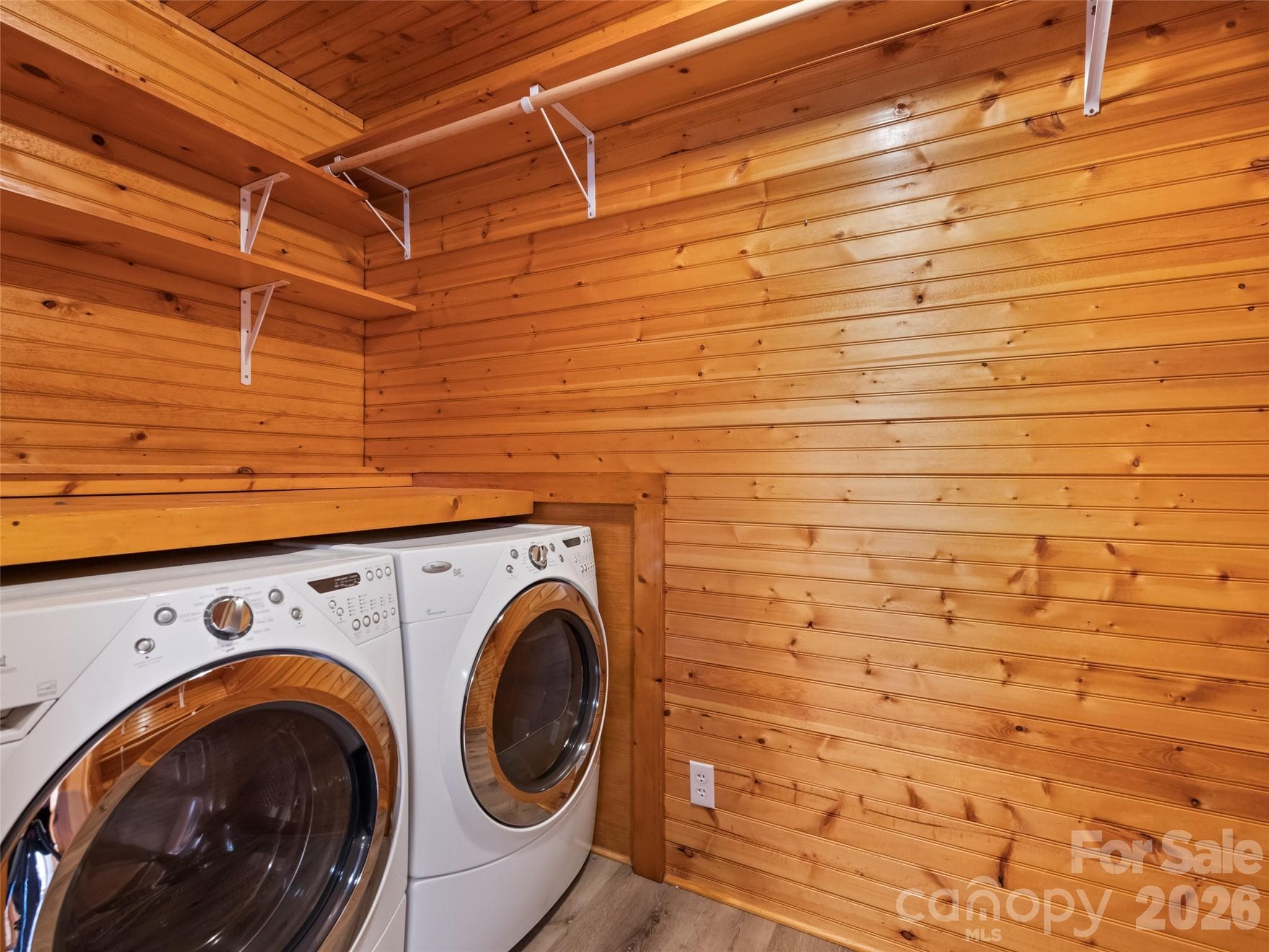Primary Bedroom Walk-in Closet and Laundry - 401 Tipstill Cove, Waynesville
