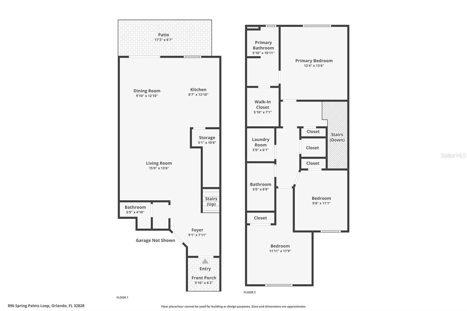 Floor Plan - 896 SPRING PALMS LOOP, ORLANDO