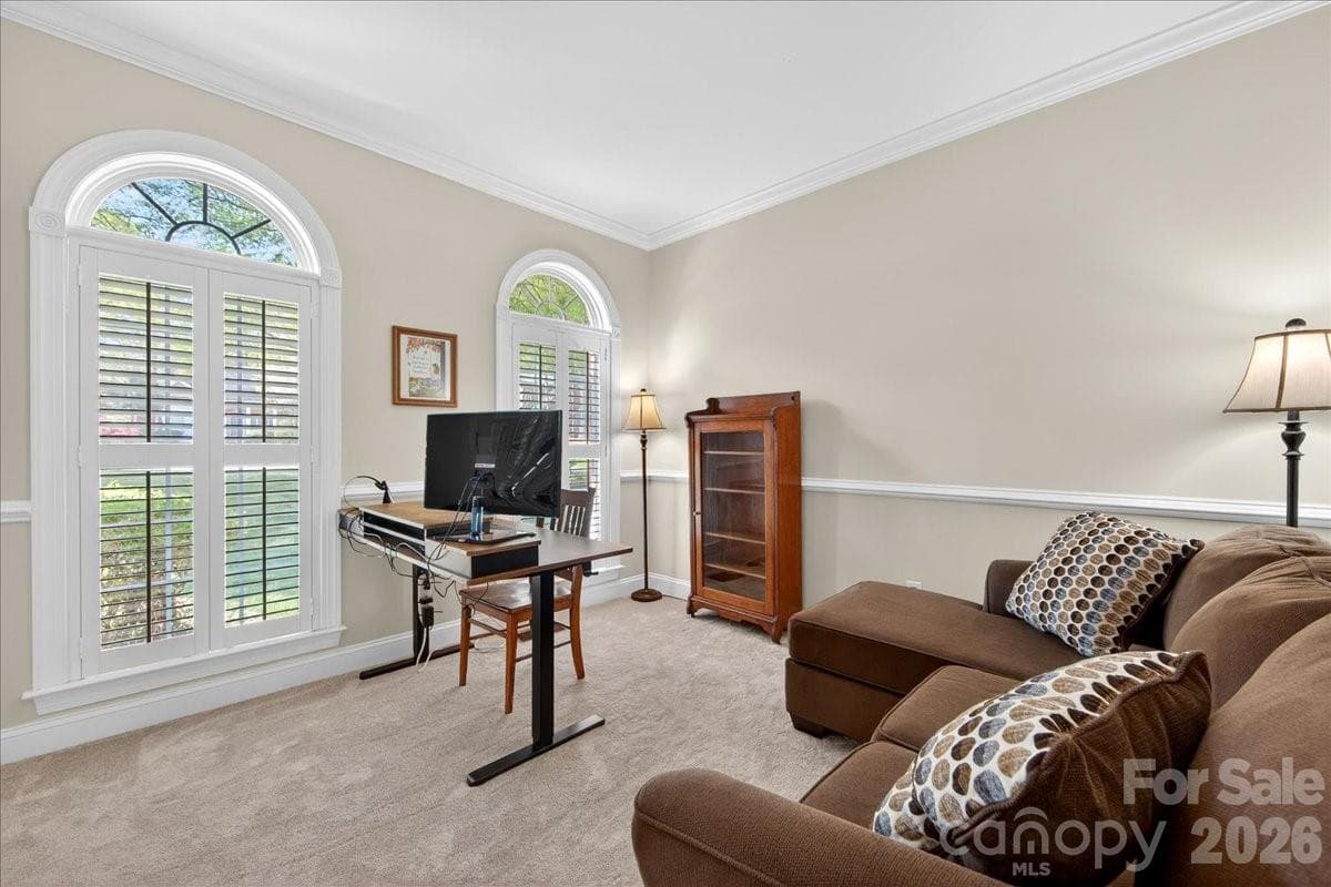 Office/Living Room - 12532 Overlook Mountain Drive, Charlotte