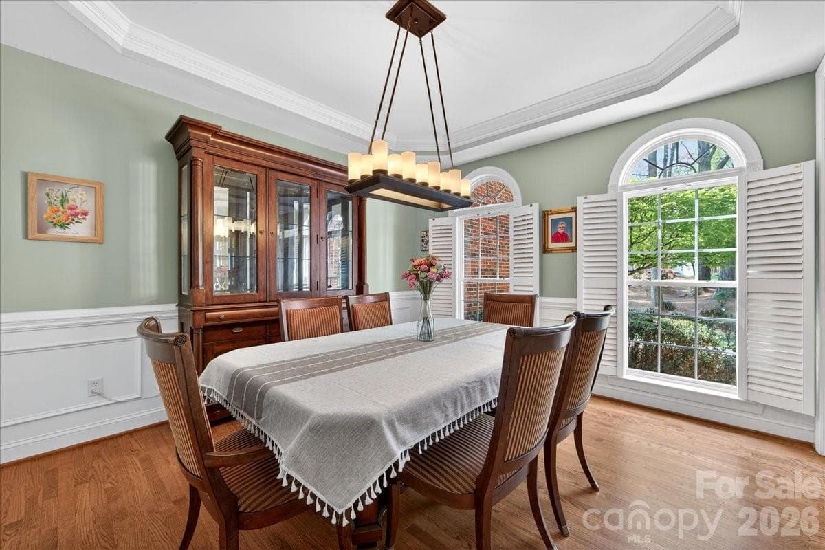 Dining Room - 12532 Overlook Mountain Drive, Charlotte